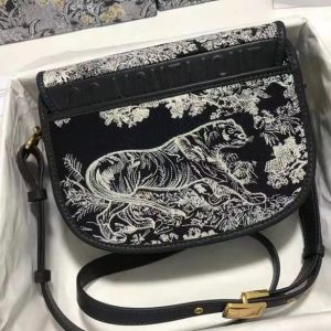 Dior Medium Toile De Jouy Bobby Replica Bags 22x17x6cm (2)