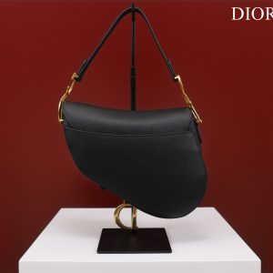 Dior Saddle Replica Bags Black 25.5x20x6 (2)