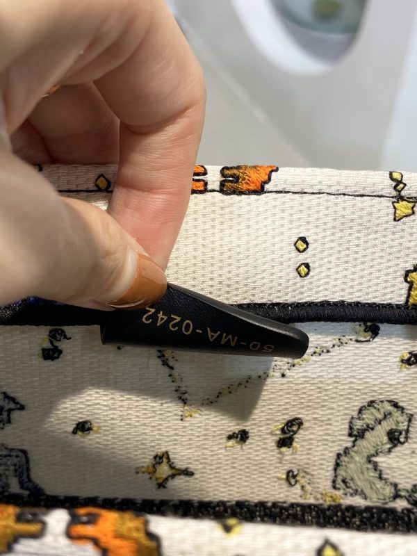 Dior Small Book Tote Zodiac Embroidery Replica Bags Size 35cm (2)