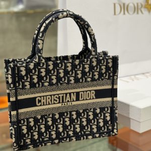 Dior Tote Brocade Embroidered Pattern Replica Bags 26 (2)
