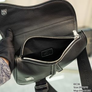 Dior x Kaws Saddle Replica Handbags Bee Embroidery Size 26x19x5cm (2)