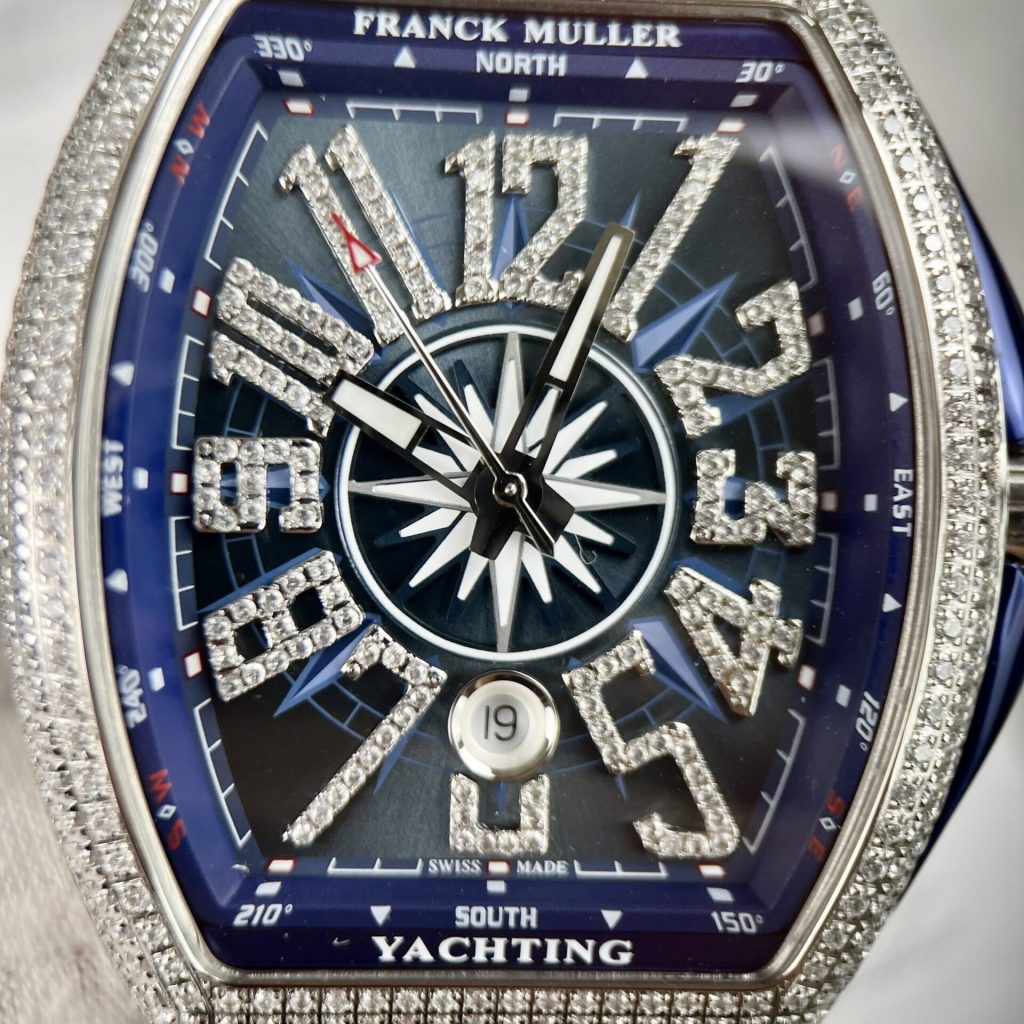 Franck Muller Replica Watches V45 SC DT Blue Color ABF Factory 45mm (7)