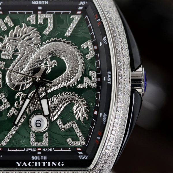 Franck Muller Vanguard Dragon V45 SC DT Green Dial ABF Factory (11)