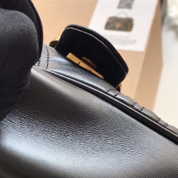Gucci Marmont Top Handle Black Replica Bags 27cm (2)
