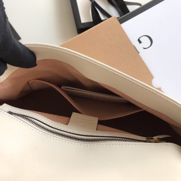 Gucci Marmont Top Handle White Replica Bags 27cm (2)
