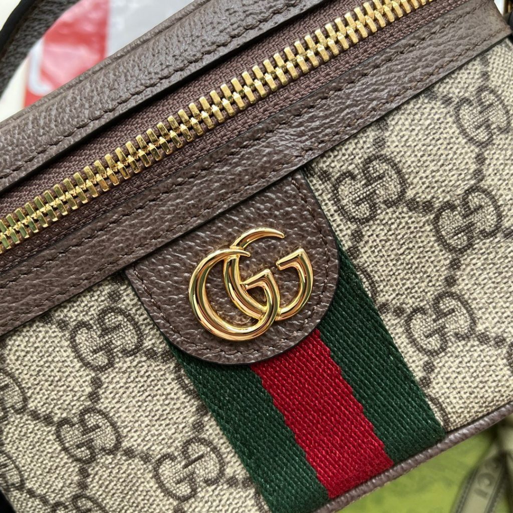 Gucci Ophidia Cosmetic Case Monogram Brown Replica Bags Size 15 (8)