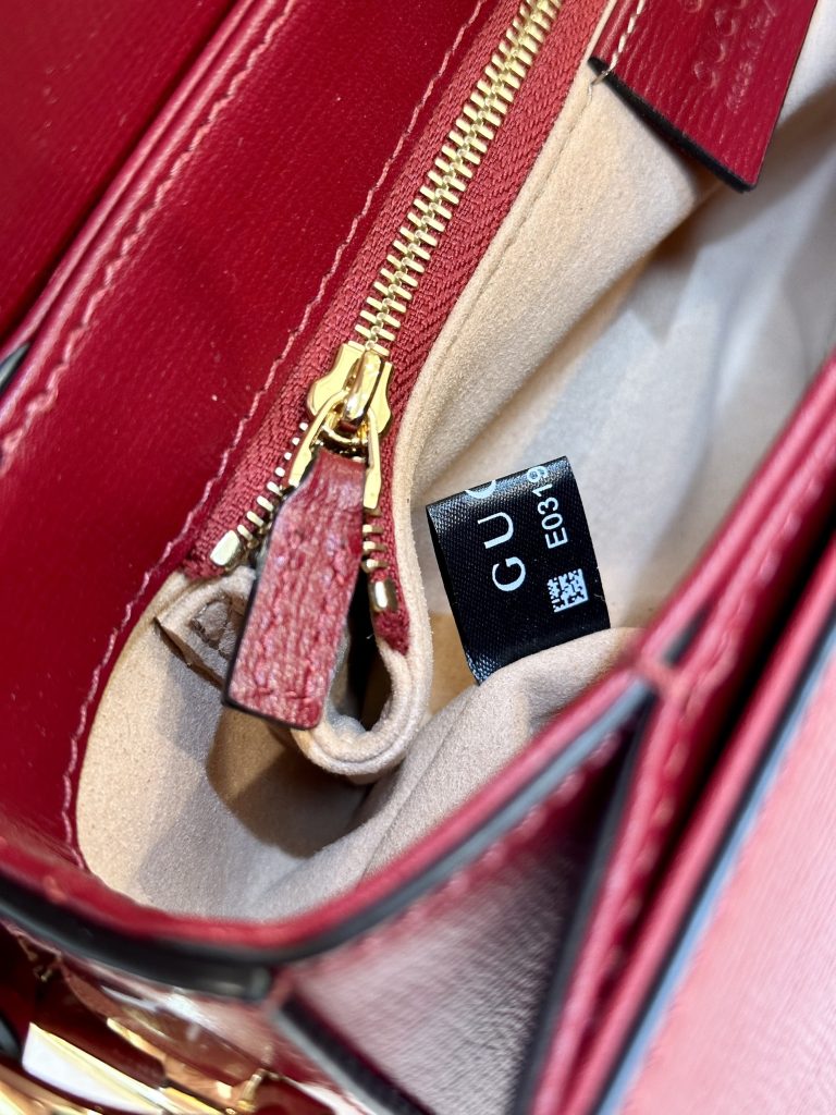 Gucci Replica Bags Horsebit 1955 Leather Red Size 25cm (2)