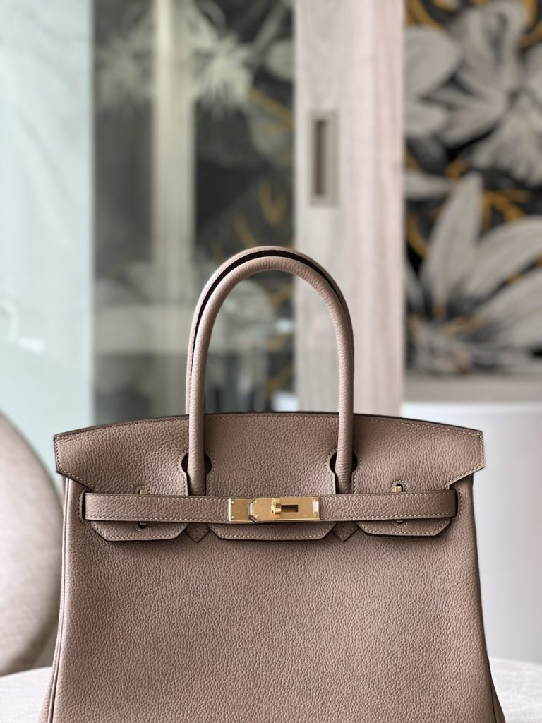 Hermes Birkin 30 Togo Brown Handbags Size 30cm (2)