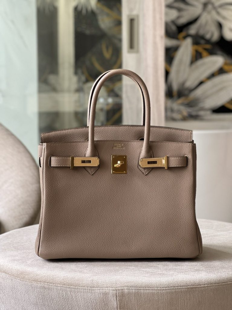 Hermes Birkin 30 Togo Brown Handbags Size 30cm (2)