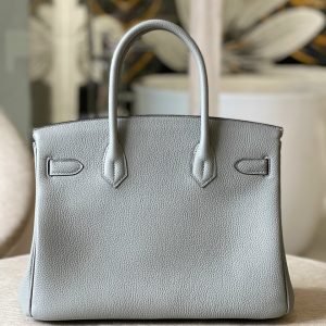 Hermes Birkin 30 Togo Replica Bags Gray Size 30cm (2)