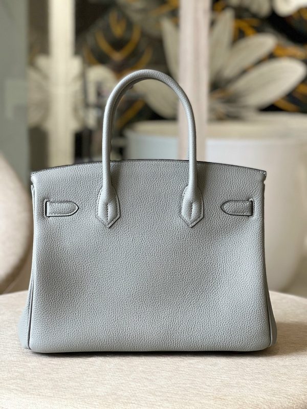 Hermes Birkin 30 Togo Replica Bags Gray Size 30cm (2)