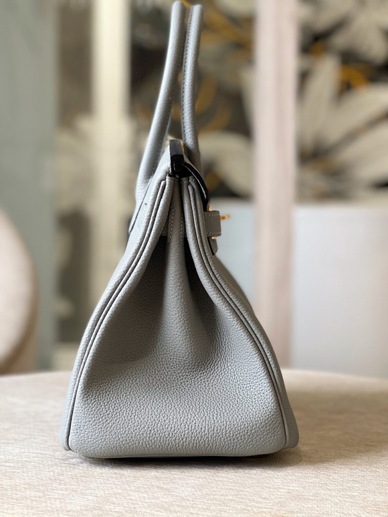 Hermes Birkin 30 Togo Replica Bags Gray Size 30cm (2)