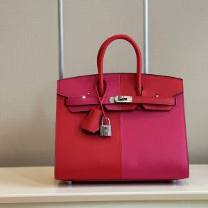 Hermes Birkin Epsom Mix Super Fake Bags 25cm (2)