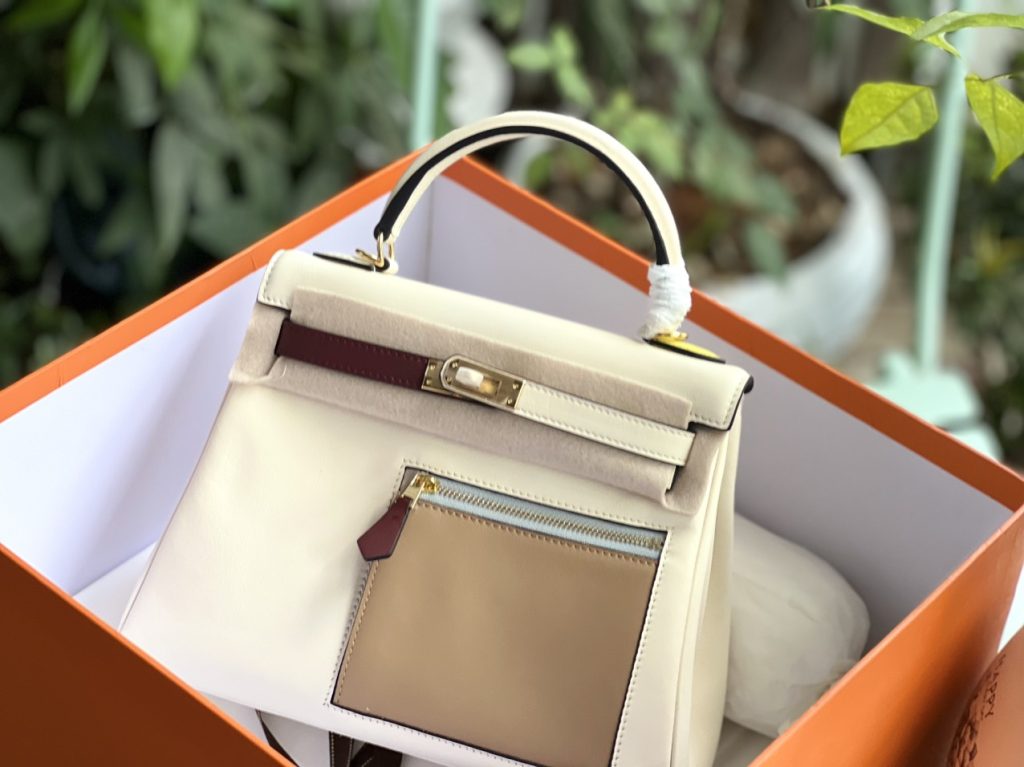 Hermes Kelly Colormatic Calfskin Replica Bags 24 (2)