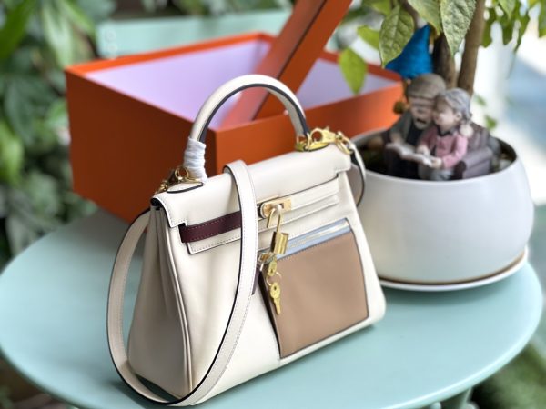 Hermes Kelly Colormatic Calfskin Replica Bags 24 (2)