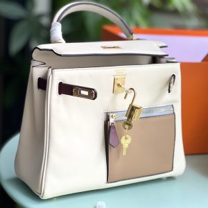 Hermes Kelly Colormatic Calfskin Replica Bags 24 (2)