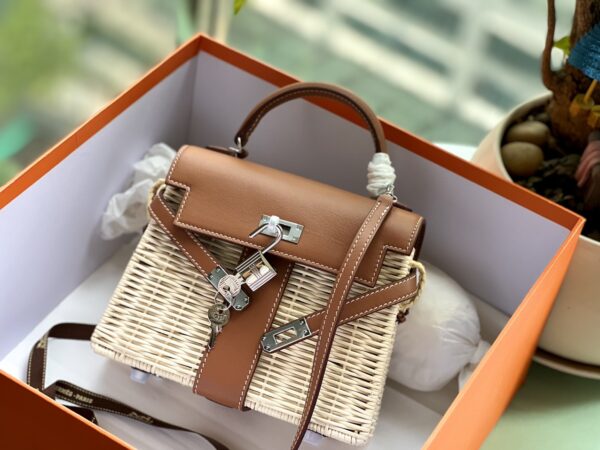 Hermes Kelly Mini Picnic Replica Bags (8)