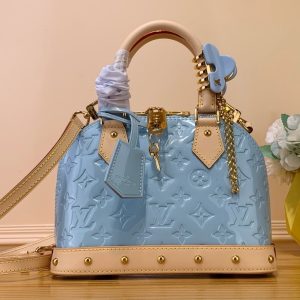 Louis Vuitton Alma BB Replica Bags Blue 23.5x17.5x11 (2)