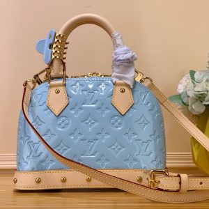 Louis Vuitton Alma BB Replica Bags Blue 23.5x17.5x11 (2)