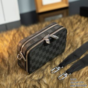 Louis Vuitton Alpha wearable Wallet Grey Replica Bags 18x11x6cm (2)