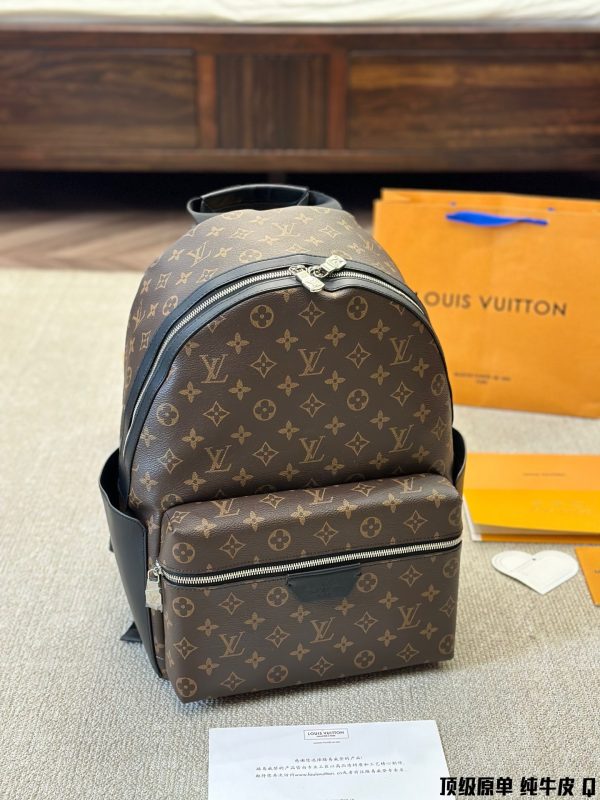 Louis Vuitton Backpacks Replica Monogram Unisex Street Style Leather Brown Size 29x38x20 cm (2)