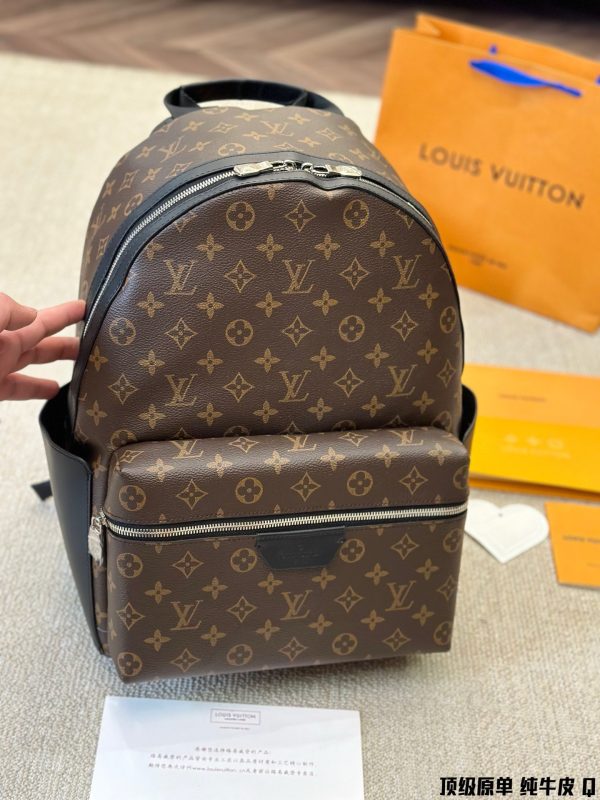 Louis Vuitton Backpacks Replica Monogram Unisex Street Style Leather Brown Size 29x38x20 cm (2)