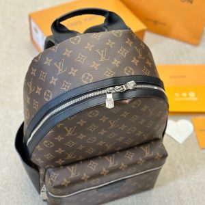 Louis Vuitton Backpacks Replica Monogram Unisex Street Style Leather Brown Size 29x38x20 cm (2)