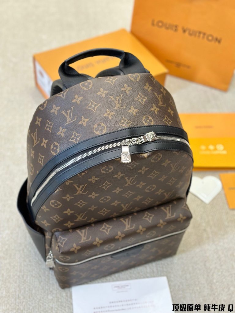 Louis Vuitton Backpacks Replica Monogram Unisex Street Style Leather Brown Size 29x38x20 cm (2)