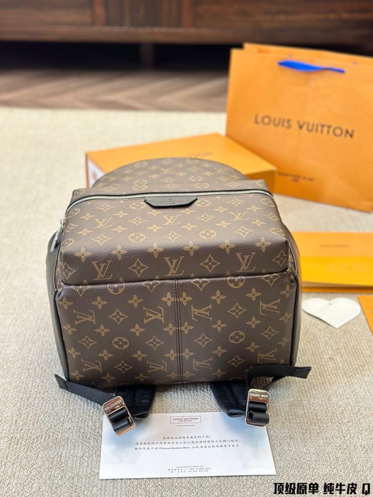 Louis Vuitton Backpacks Replica Monogram Unisex Street Style Leather Brown Size 29x38x20 cm (2)