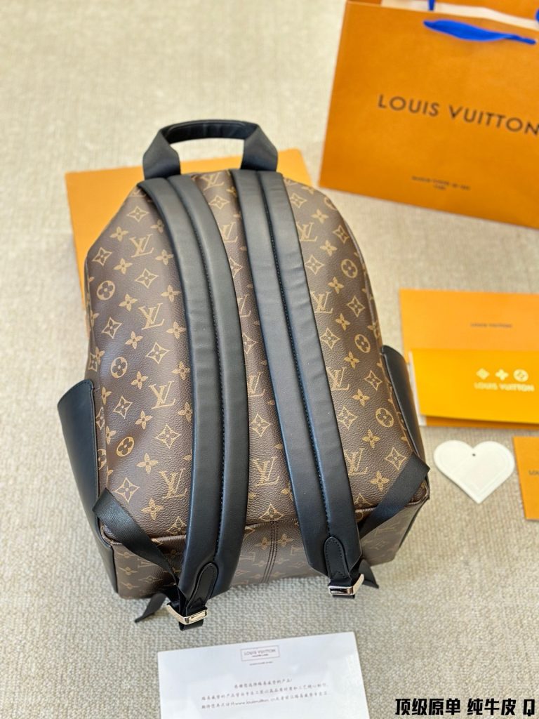 Louis Vuitton Backpacks Replica Monogram Unisex Street Style Leather Brown Size 29x38x20 cm (2)