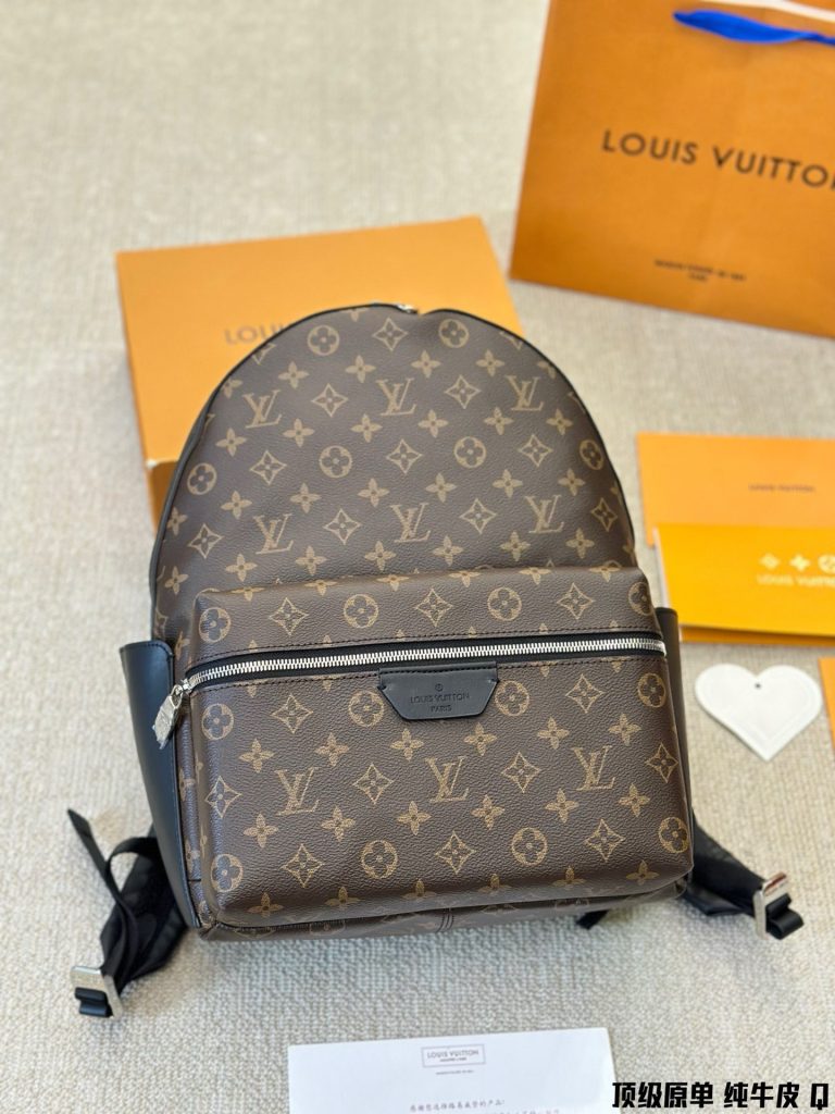 Louis Vuitton Backpacks Replica Monogram Unisex Street Style Leather Brown Size 29x38x20 cm (2)