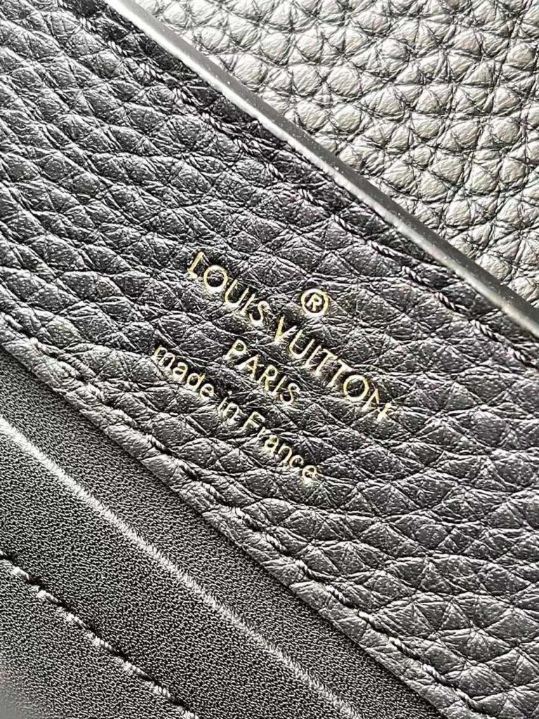 Louis Vuitton Capucines Mini East-West Replica Bags Black Size 22cm (2)