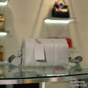 Louis Vuitton City Keepall Grey Replica Bags Size 27x17x13cm (2)