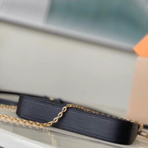 Louis Vuitton LV Easy Pouch On Strap Black Replica Handbags Size 19x11 (2)