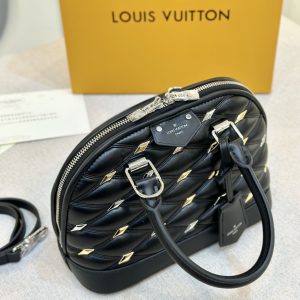 Louis Vuitton Nano Alma Malletage Leather Replica Bags Size 32x25x16cm (2)