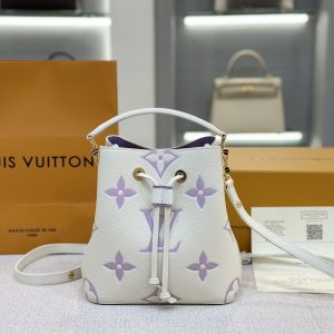 Louis Vuitton Nano Noe Bicolor Monogram Replica Handbags Size 20cm (2)