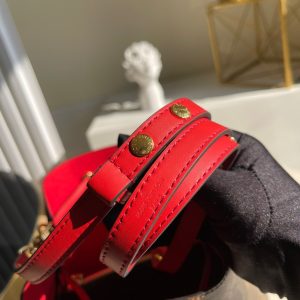 Louis Vuitton NeoNoe MM Bucket Handbags Monogram Red 26x22x27cm (2)