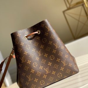 Louis Vuitton NeoNoe MM Bucket Monogram Brown Replica Bags 26x22x27cm (2)