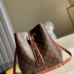 Louis Vuitton NeoNoe MM Bucket Monogram Brown Replica Bags 26x22x27cm (2)