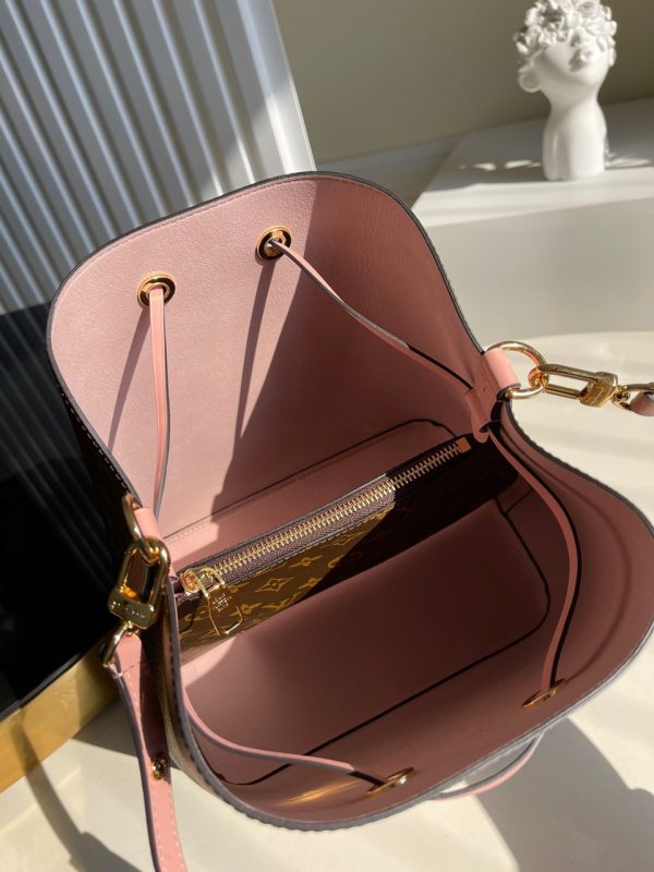 Louis Vuitton NeoNoe MM Bucket Replica Bags Monogram Pink 26x22x27cm (2)