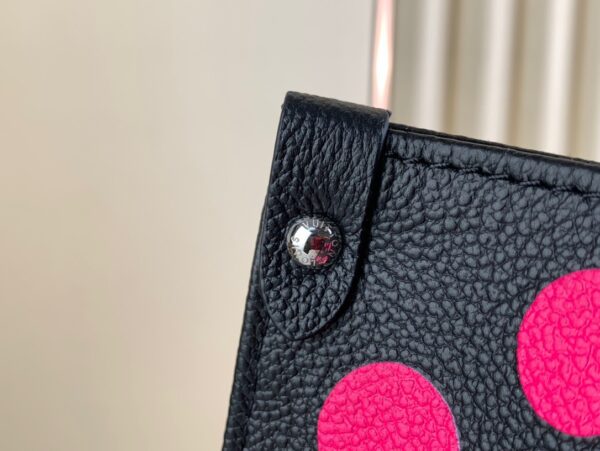 Louis Vuitton On The Go Polka Dot Motifs Replica Handbags 35x27x14cm (2)