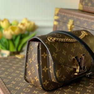 Louis Vuitton Passy Monogram Canvas Brown Replica Bags 22x17cm (2)