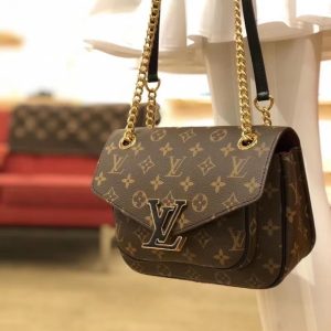 Louis Vuitton Passy Monogram Canvas Brown Replica Bags 22x17cm (2)