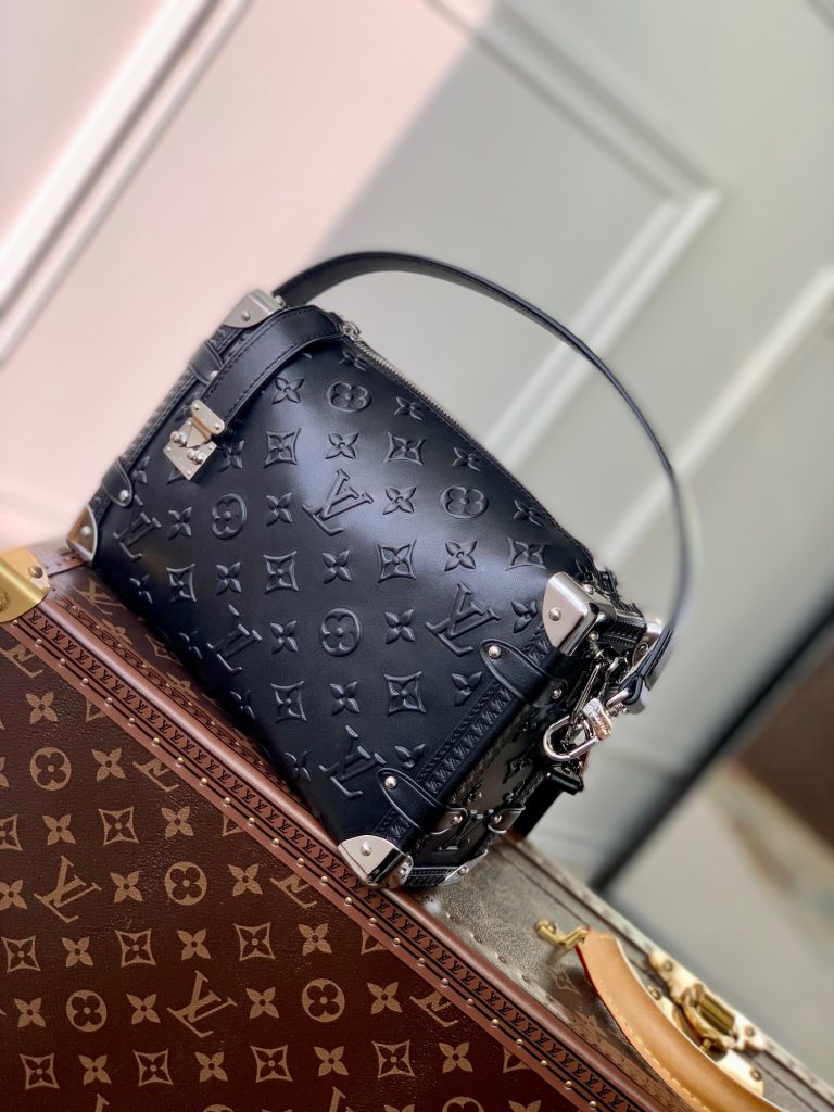 Louis Vuitton Side Trunk PM Black Replica Bags Size 23 (2)