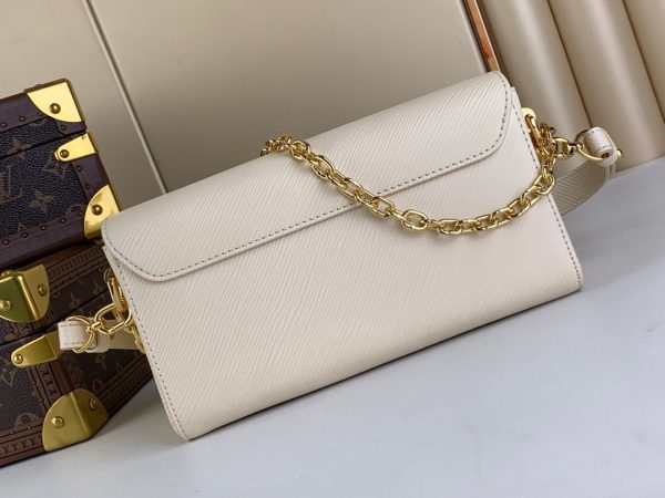 Louis Vuitton Twist West Beige Replica Bags Size 23 (2)