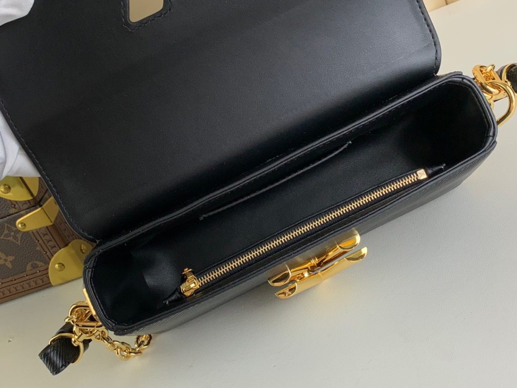 Louis Vuitton Twist West Black Replica Bags Size 23 (2)