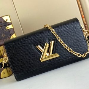 Louis Vuitton Twist West Black Replica Bags Size 23 (2)