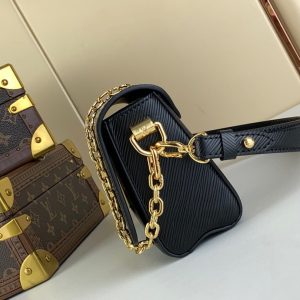 Louis Vuitton Twist West Black Replica Bags Size 23 (2)