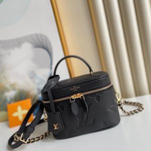 Louis Vuitton Vanity PM Monogram Replica Bags Black 19x13x11cm (2)