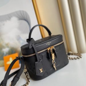 Louis Vuitton Vanity PM Monogram Replica Bags Black 19x13x11cm (2)